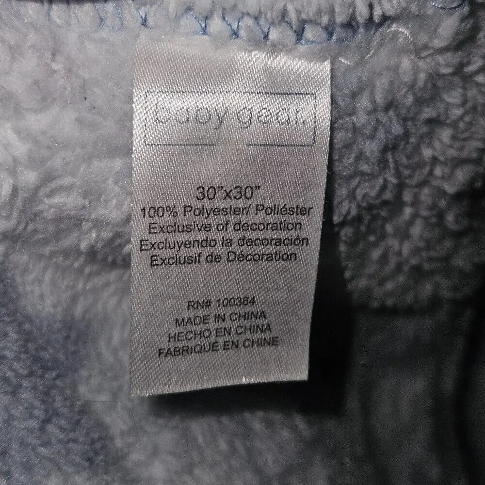 Baby Gear Gray Stars Fleece Baby Blanket Soft 30